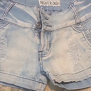 Silver Jeans Blue Light Wash Jean Shorts
